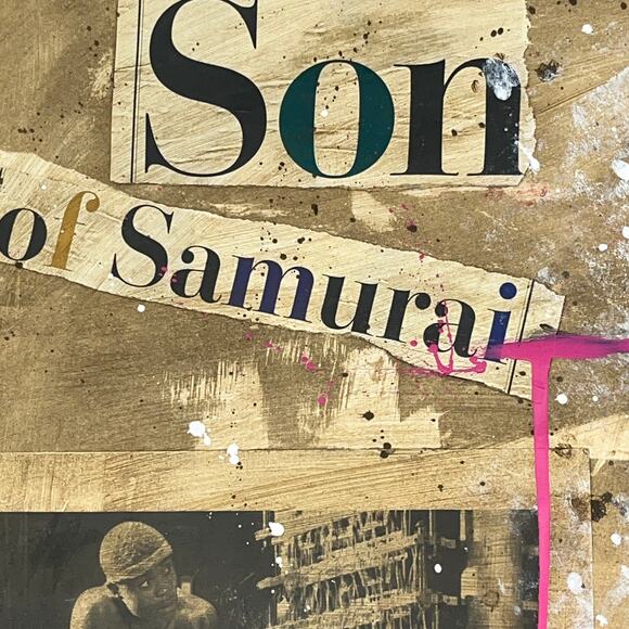 Original Mixed Media Abstract Modern Art Painting 24x36 "Son of Samurai" Signed - Picture 4 of 10